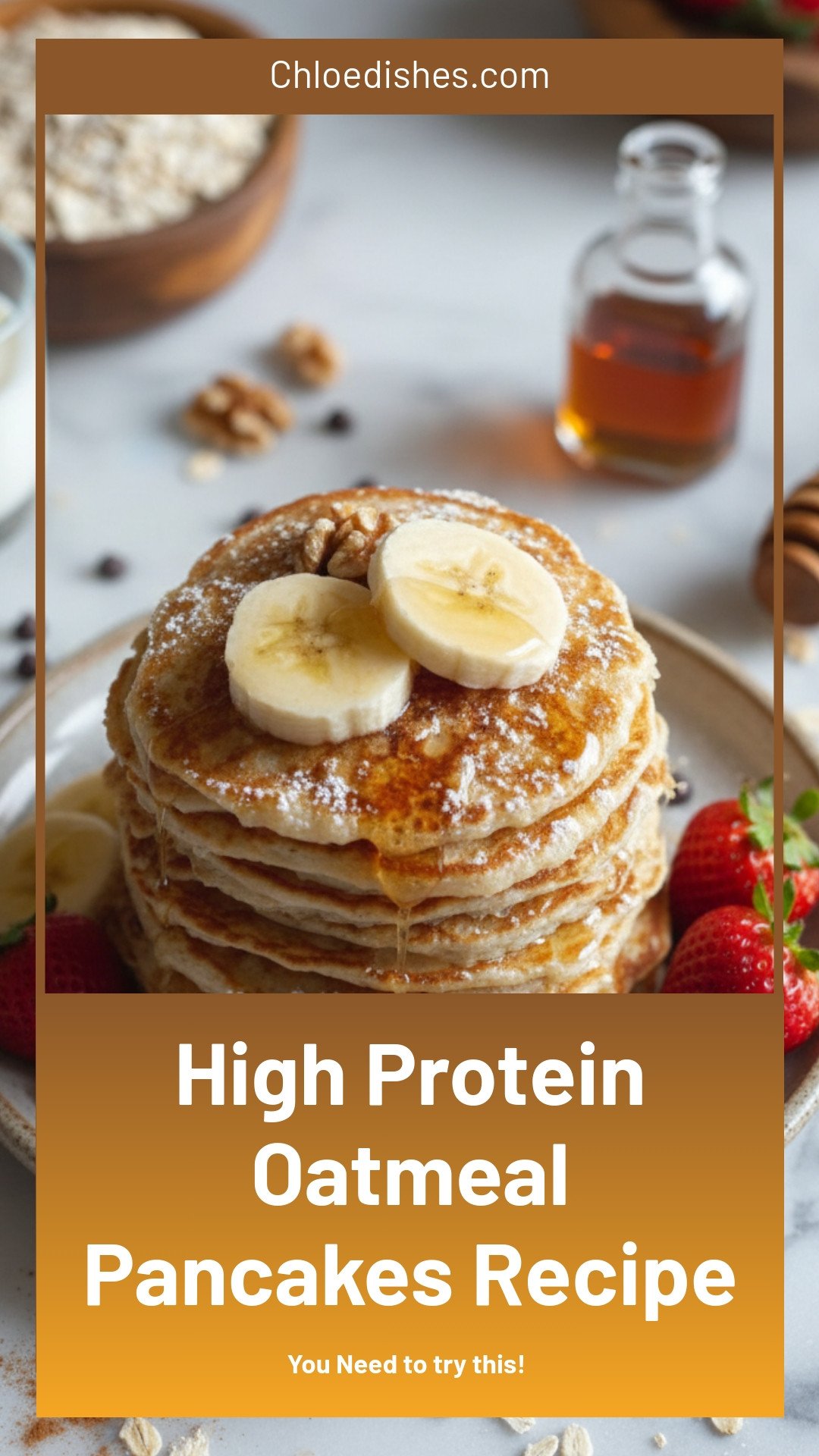 Oatmeal Protein Pancakes Recipe