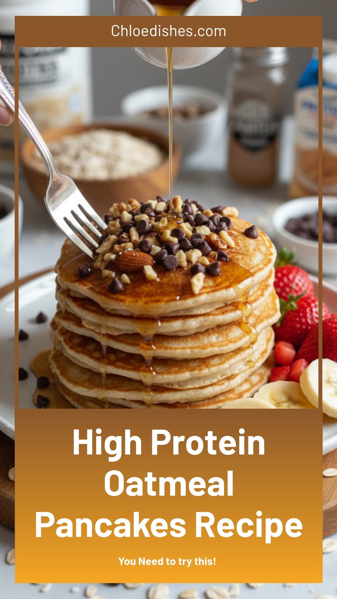 Oatmeal Protein Pancakes Recipe