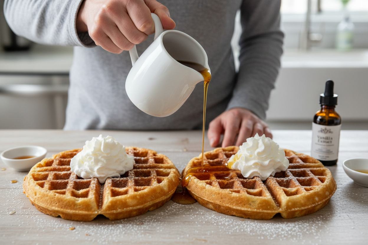 High Protein Waffles Recipe for Breakfast