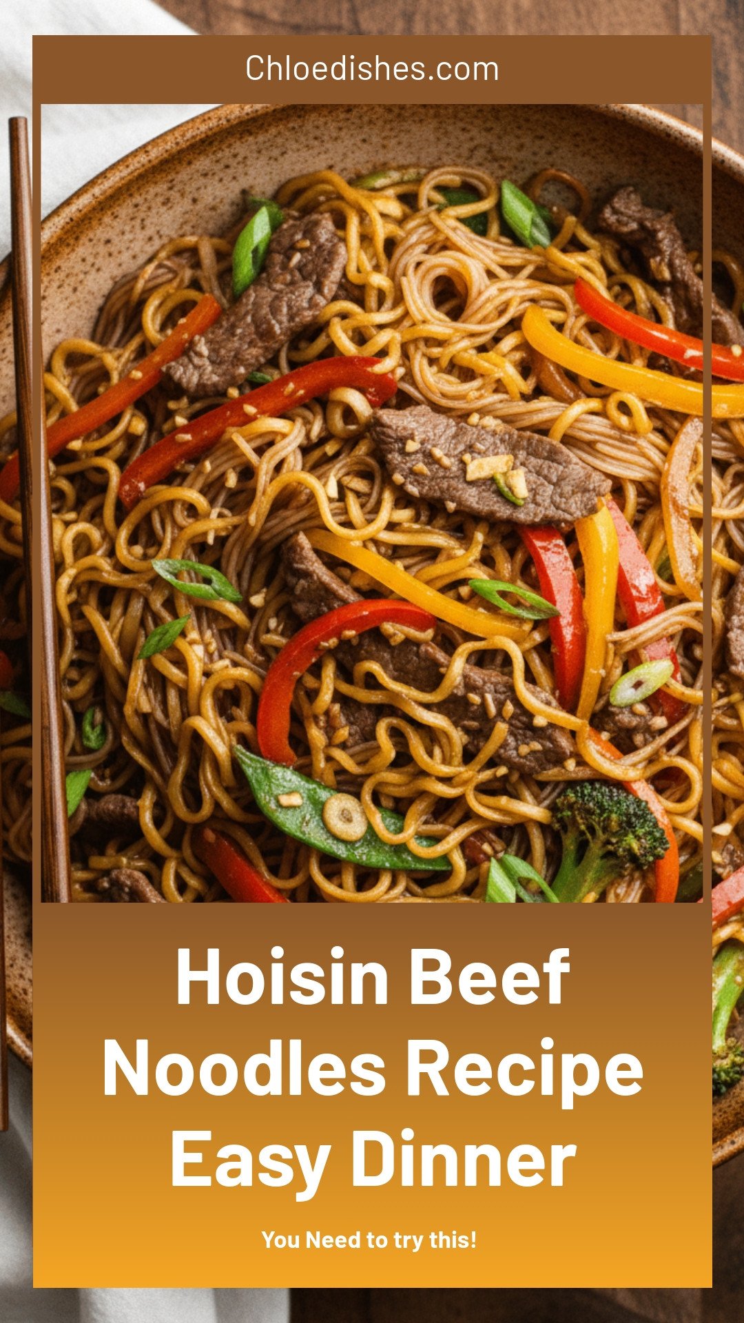 Hoisin Beef Noodles Recipe