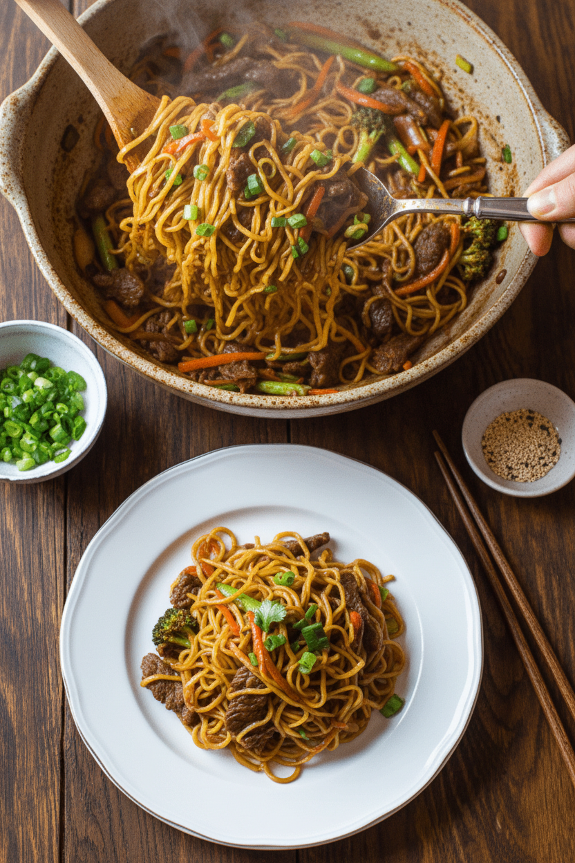 Hoisin Beef Noodles Recipe