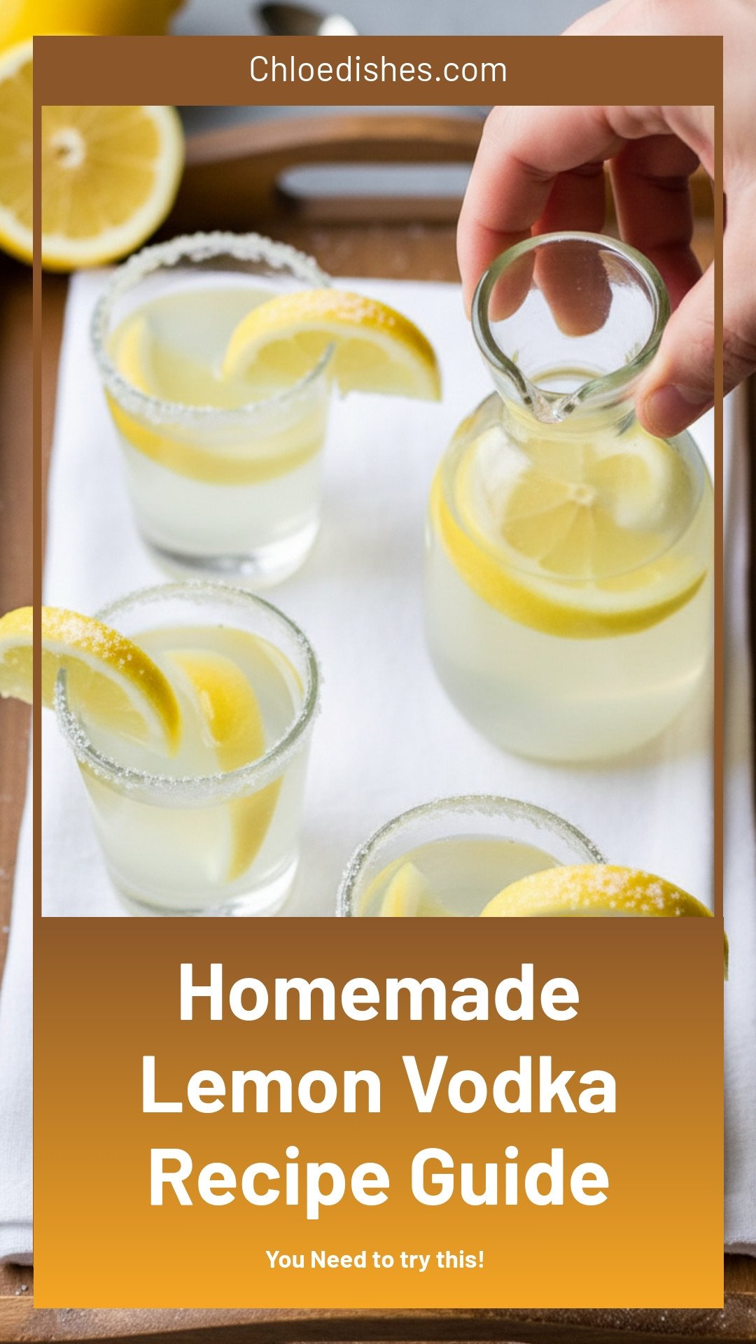 How to Make Lemon Vodka