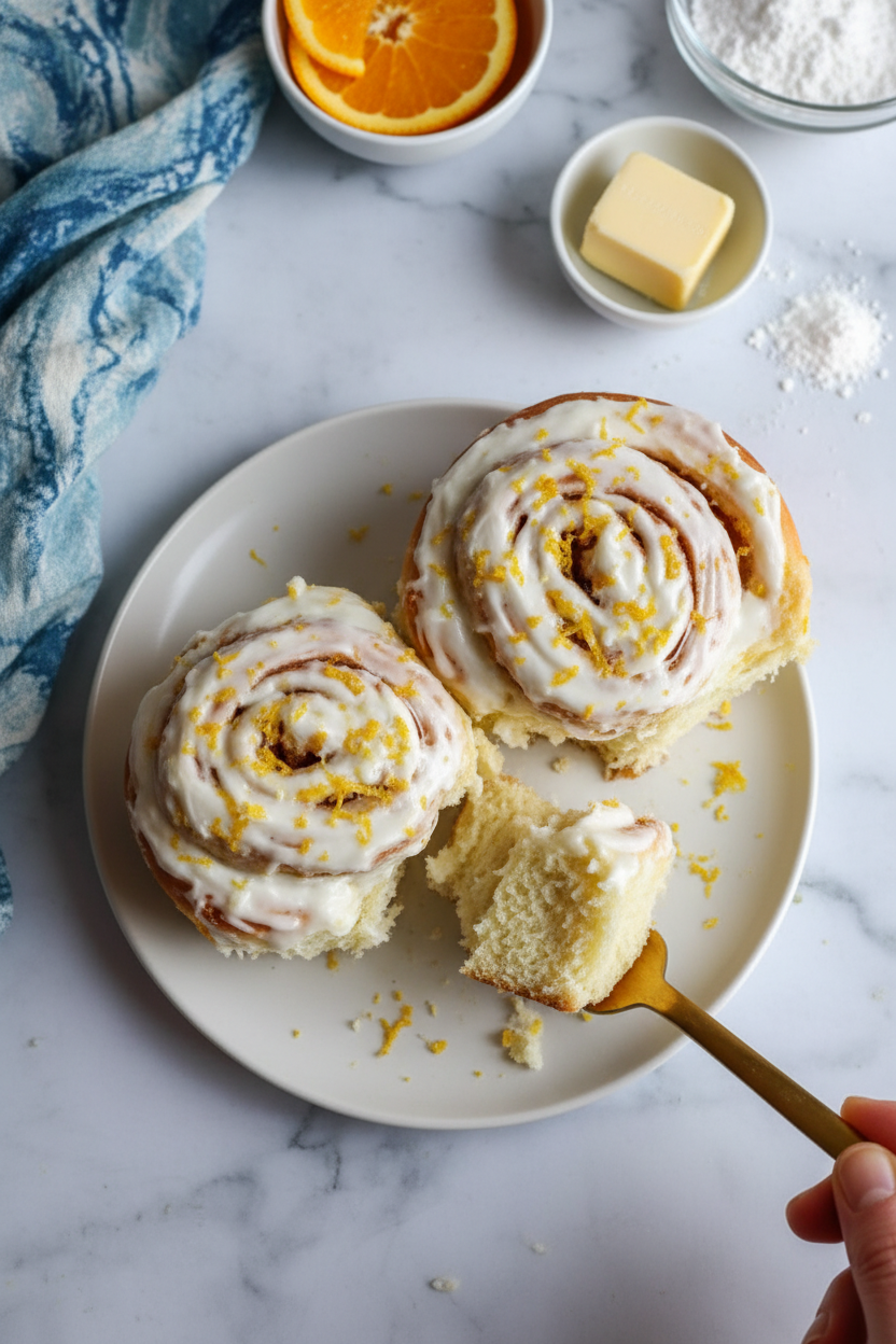 Homemade Orange Sweet Rolls Recipe