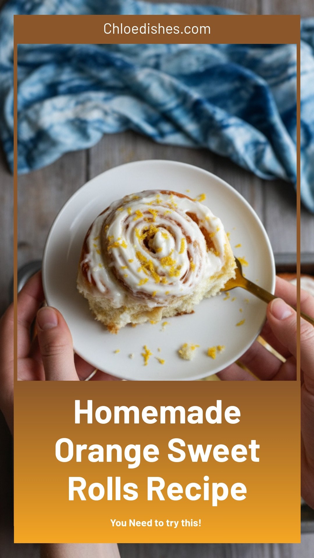 Homemade Orange Sweet Rolls Recipe