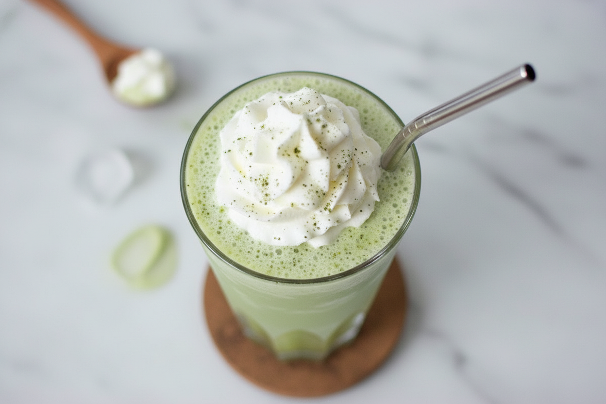Homemade Starbucks Green Tea Frappuccino Recipe