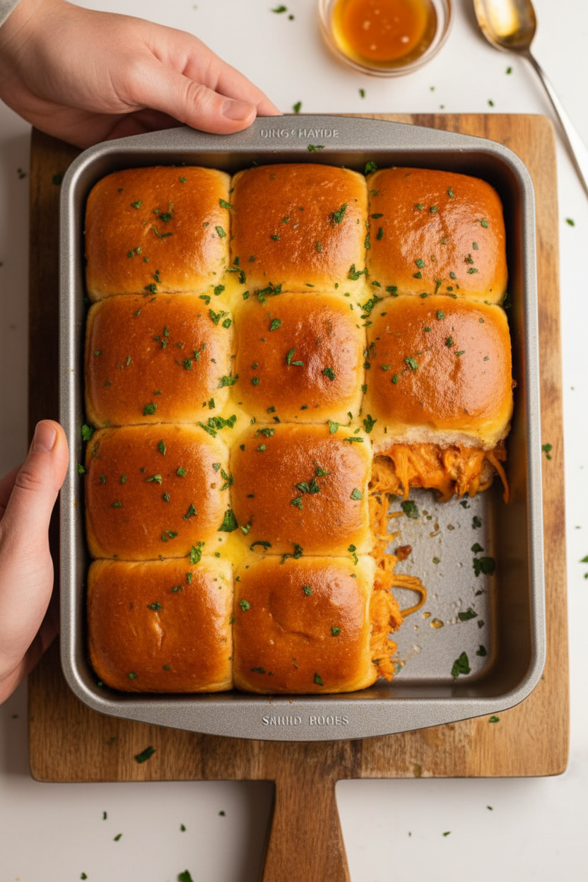Hot Honey Chipotle Chicken Sliders