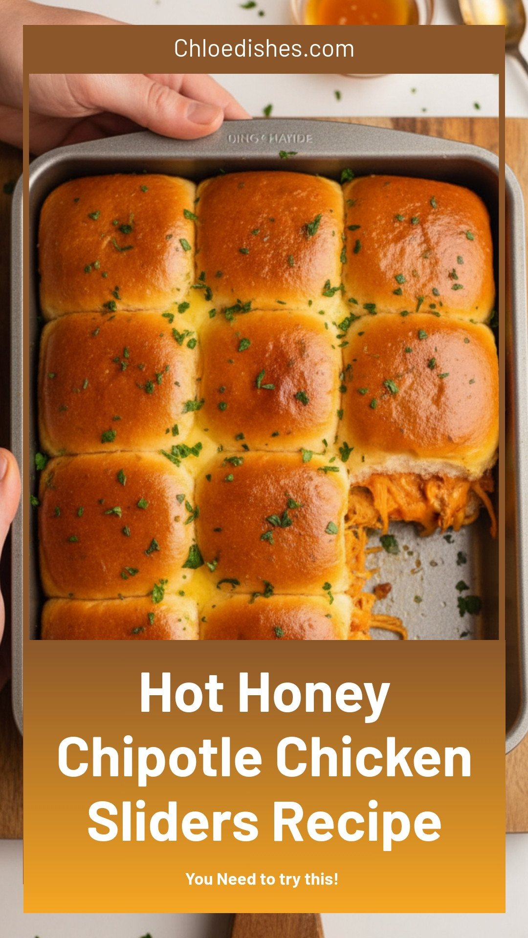 Hot Honey Chipotle Chicken Sliders