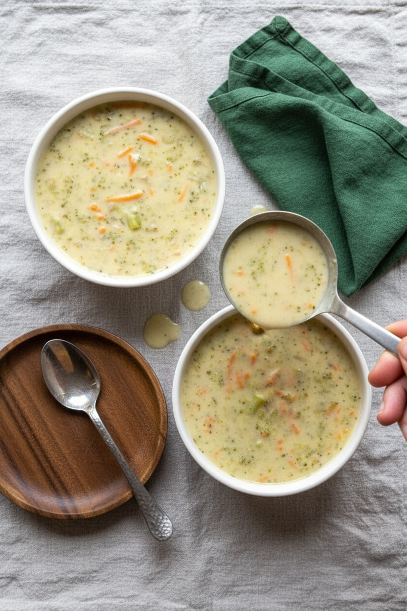 Broccoli Cheddar Soup - Pressure Cooker/InstantPot/MultiPot Recipe | Caroline Chambers