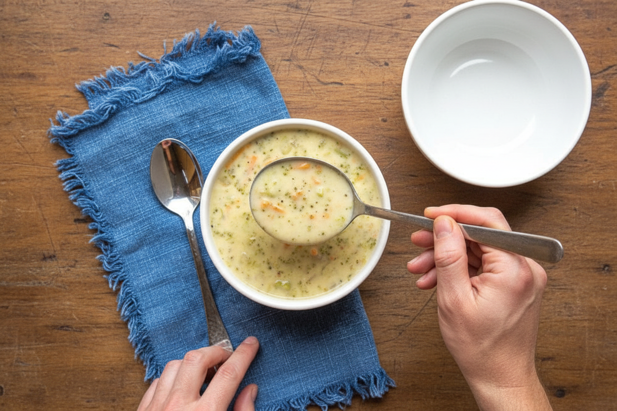 Instant Pot Broccoli Cheddar Soup Recipe