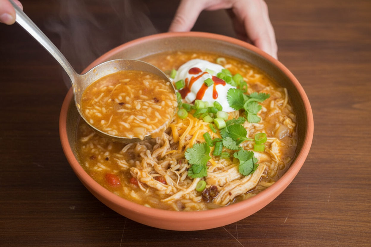 Instant Pot Chipotle Chicken and Rice Stew Recipe