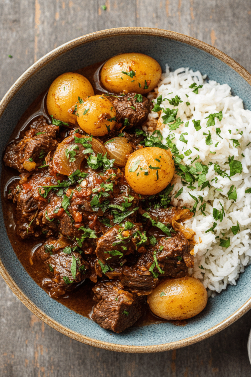 Instant Pot Greek Beef Stifado Recipe