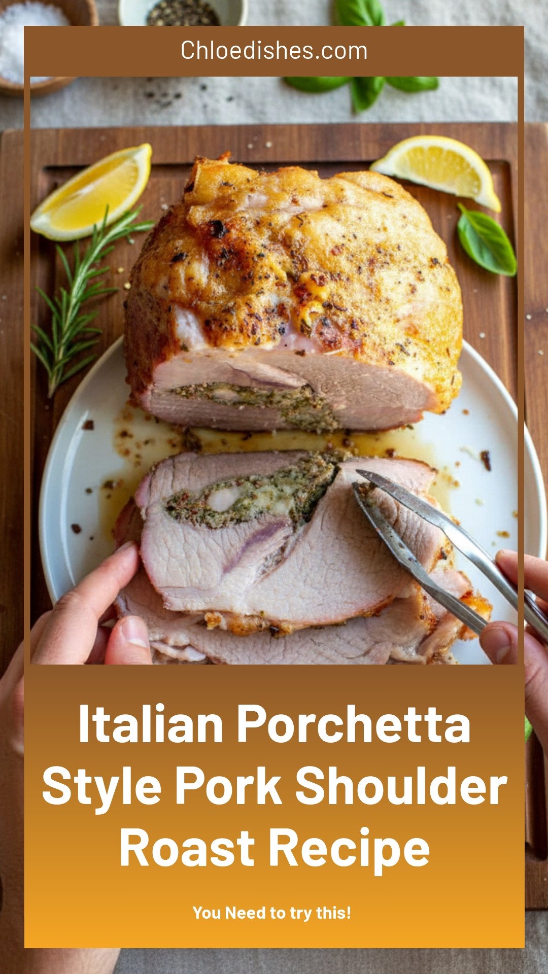 Italian Porchetta-Style Pork Shoulder Roast Recipe
