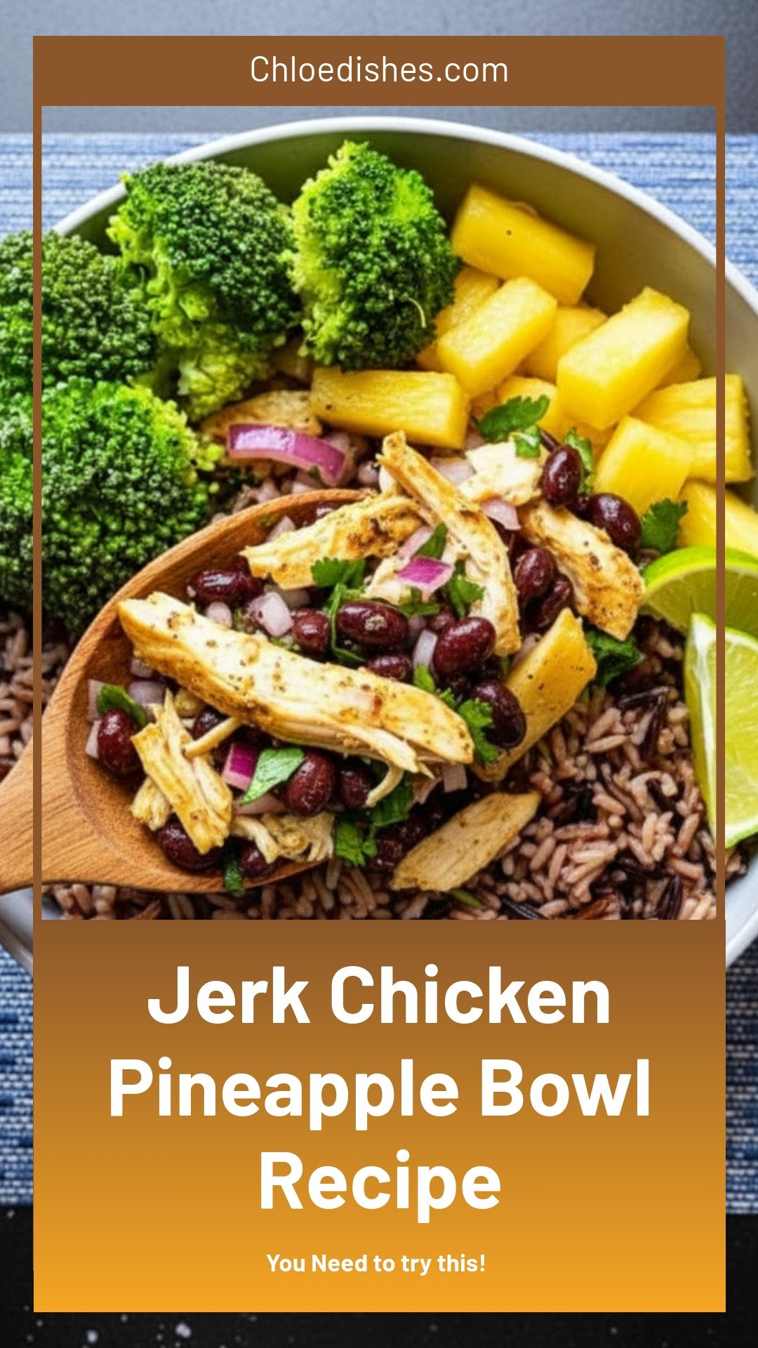 Jerk Chicken Pineapple Bowl