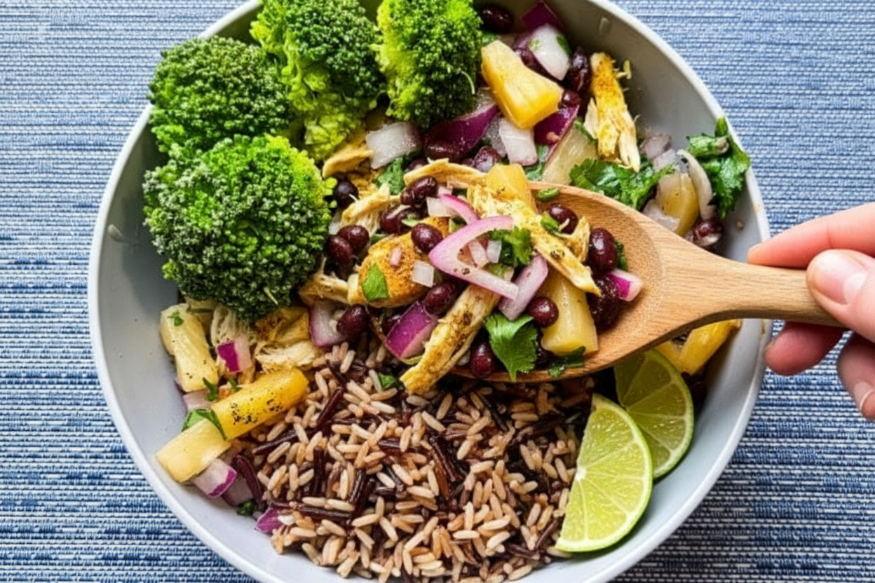 Jerk Chicken Pineapple Bowl Recipe