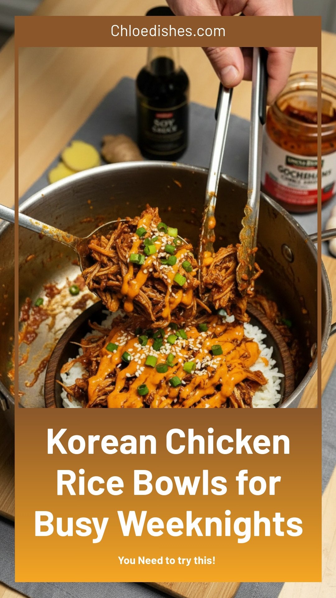 Delicious Korean Chicken Rice Bowls for Busy Weeknights