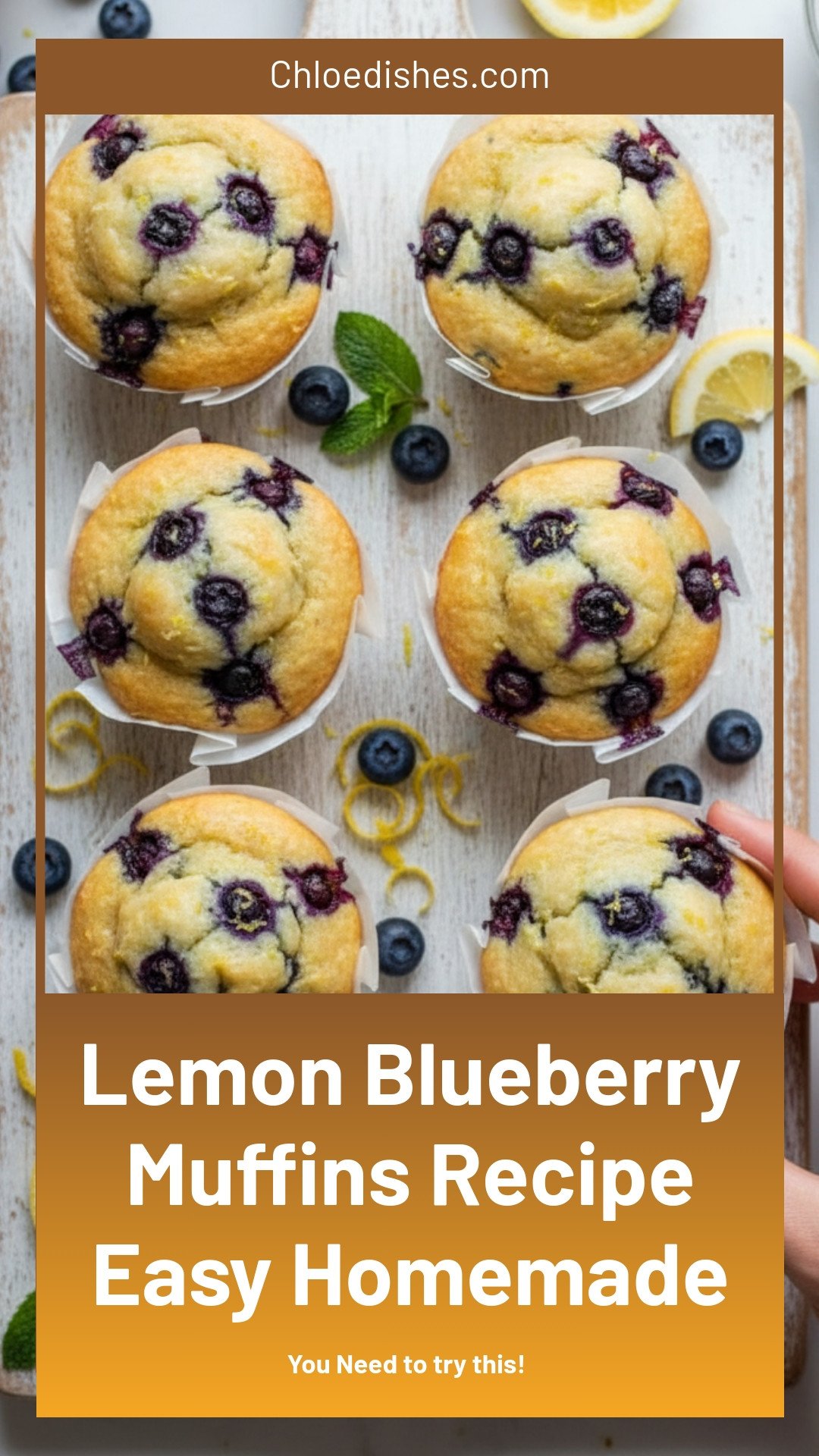Lemon Blueberry Muffins Recipe