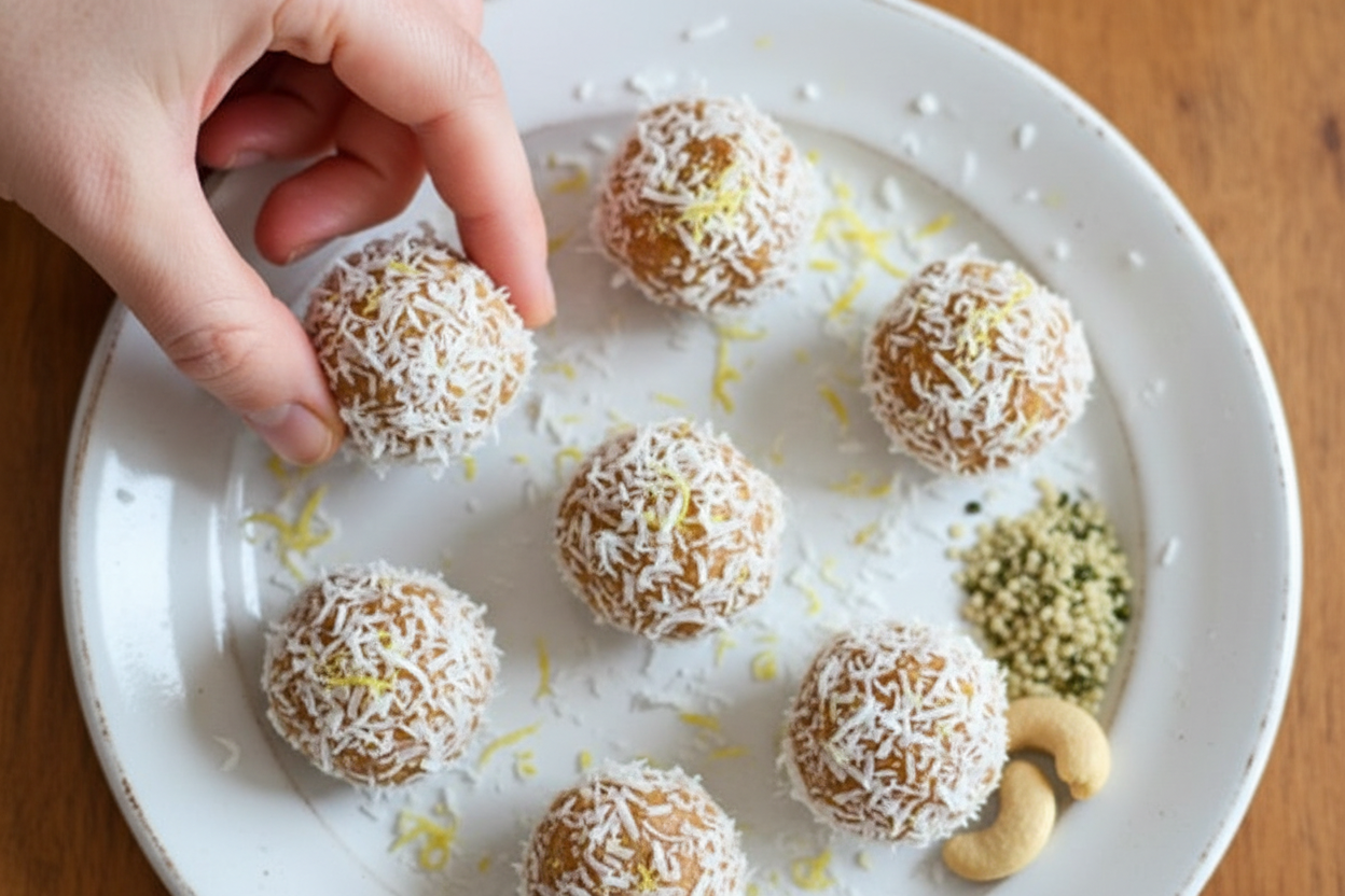 Lemon Energy Balls Recipe Healthy Snack