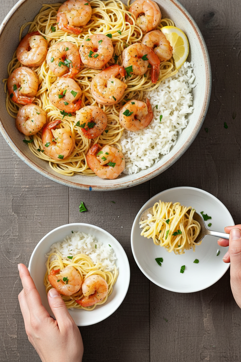 Lemon Garlic Shrimp
