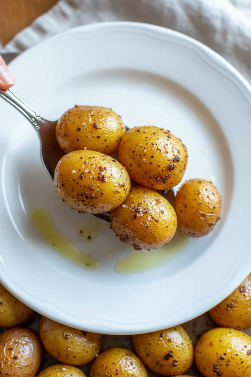 Lemon-Oregano Roasted Baby Potatoes