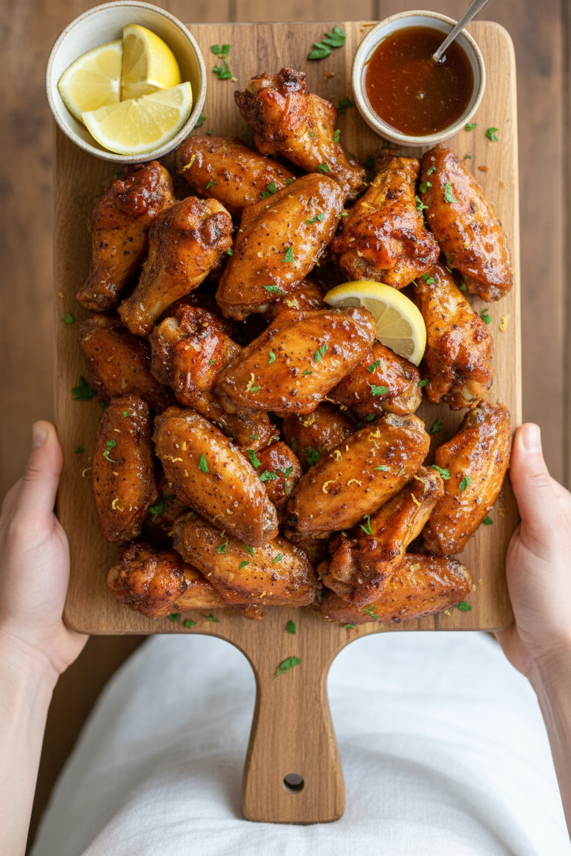 Lemon Pepper Honey Wings
