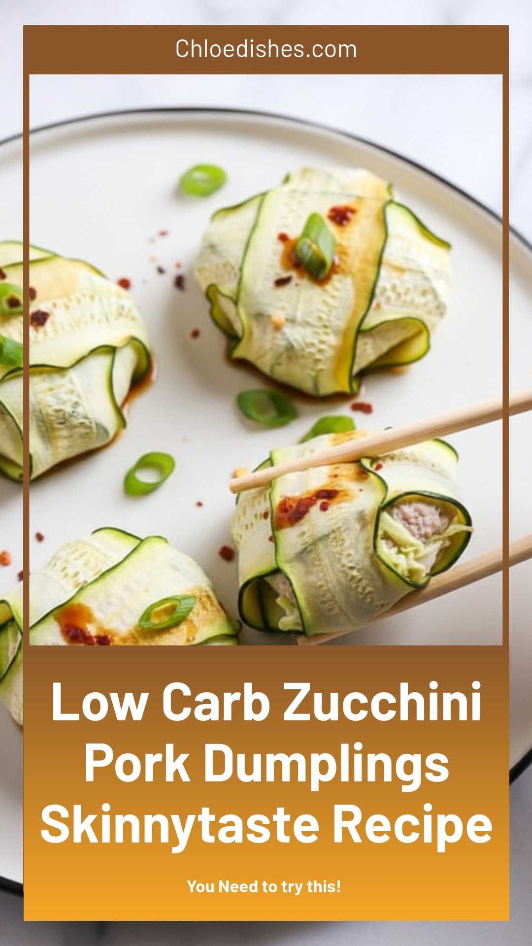 Low-Carb Zucchini Pork Dumplings - Skinnytaste