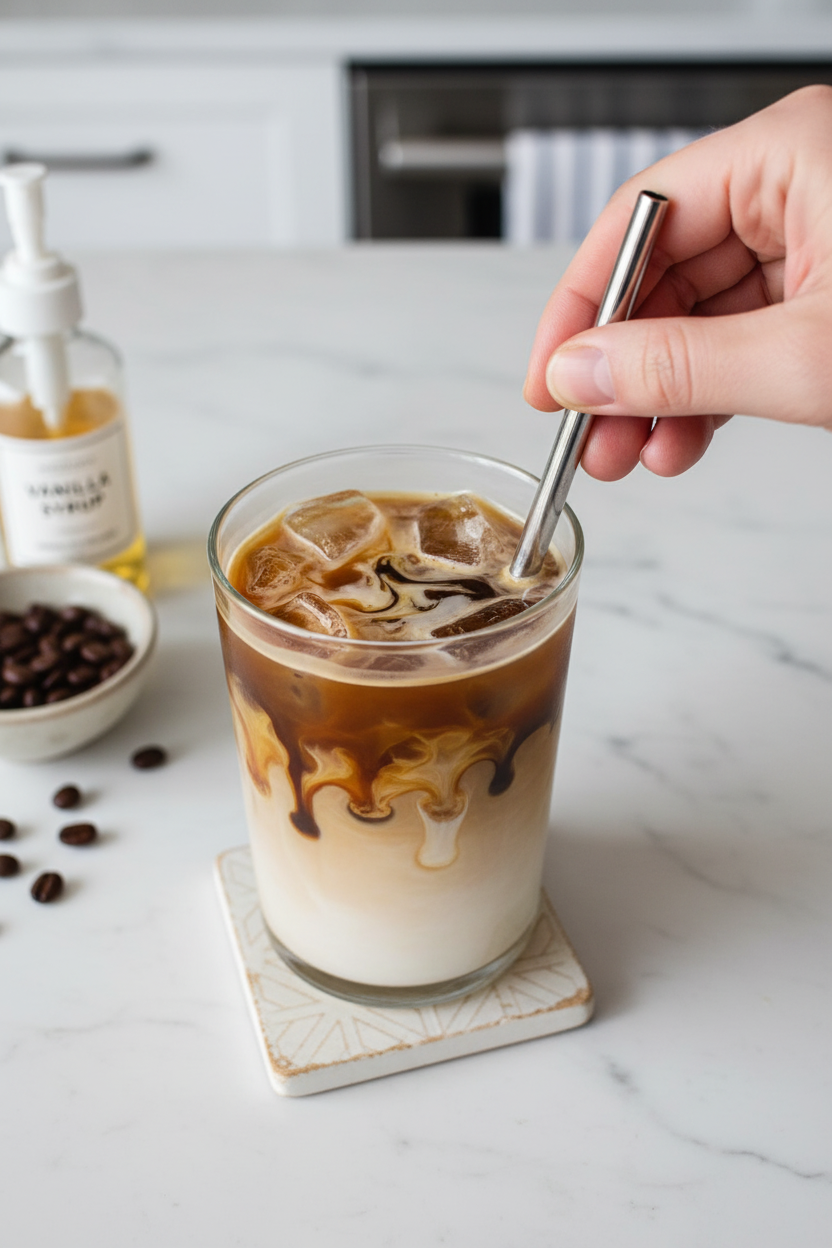 How to Make a Starbucks Copycat Iced Latte at Home