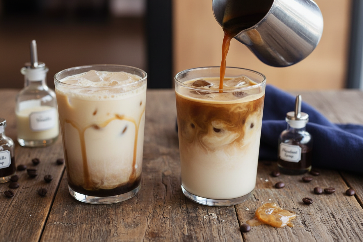 Make a Starbucks Iced Latte at Home