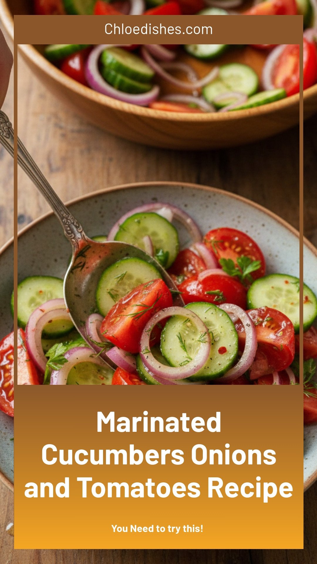 Unlocking The Crunch: Marinated Cucumbers, Onions & Tomatoes Delight
