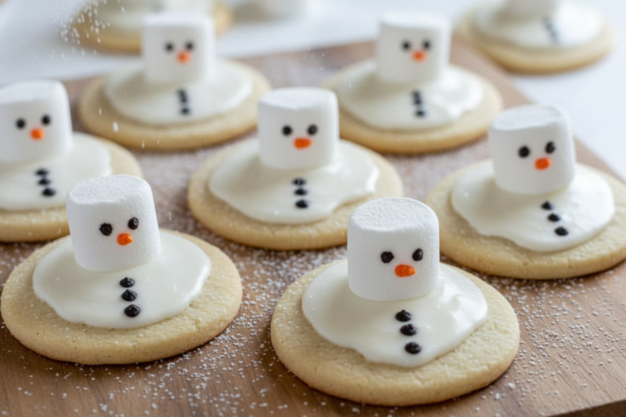 Melted Snowman Sugar Cookie Recipe