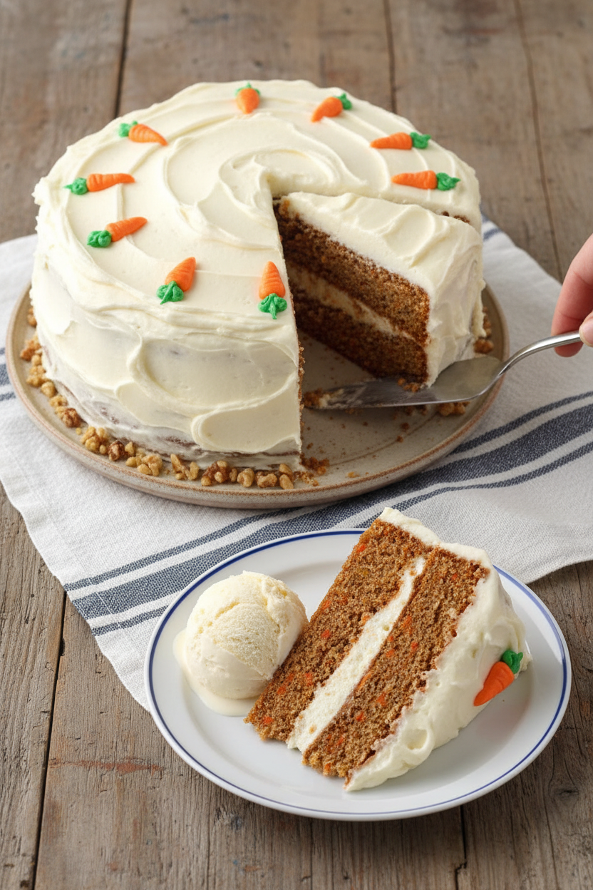 Carrot Cake with Cream Cheese Frosting