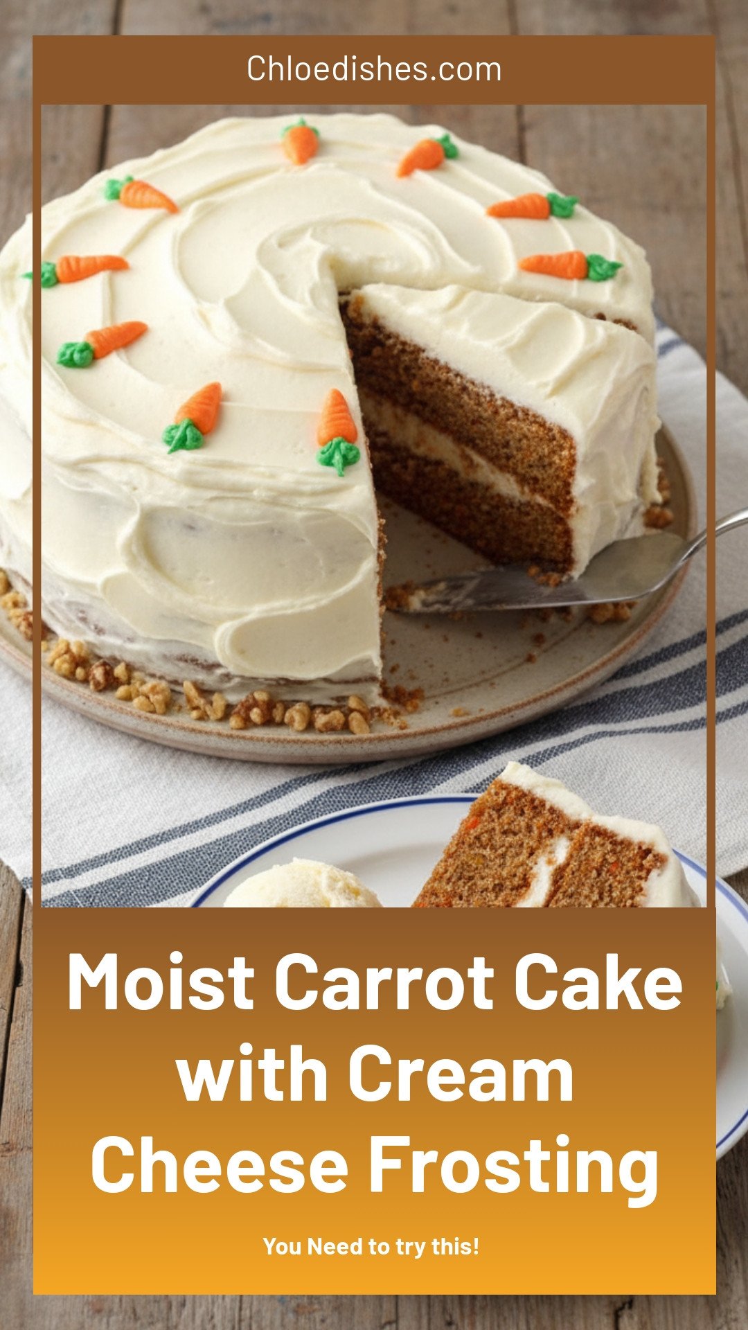 Carrot Cake with Cream Cheese Frosting