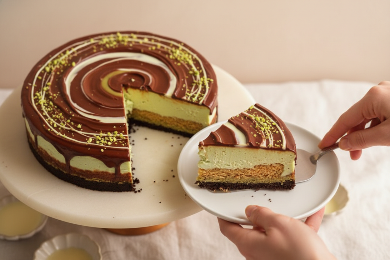 No Bake Dubai Chocolate Cheesecake: No Bake Dubai Chocolate Cheesecake Recipe