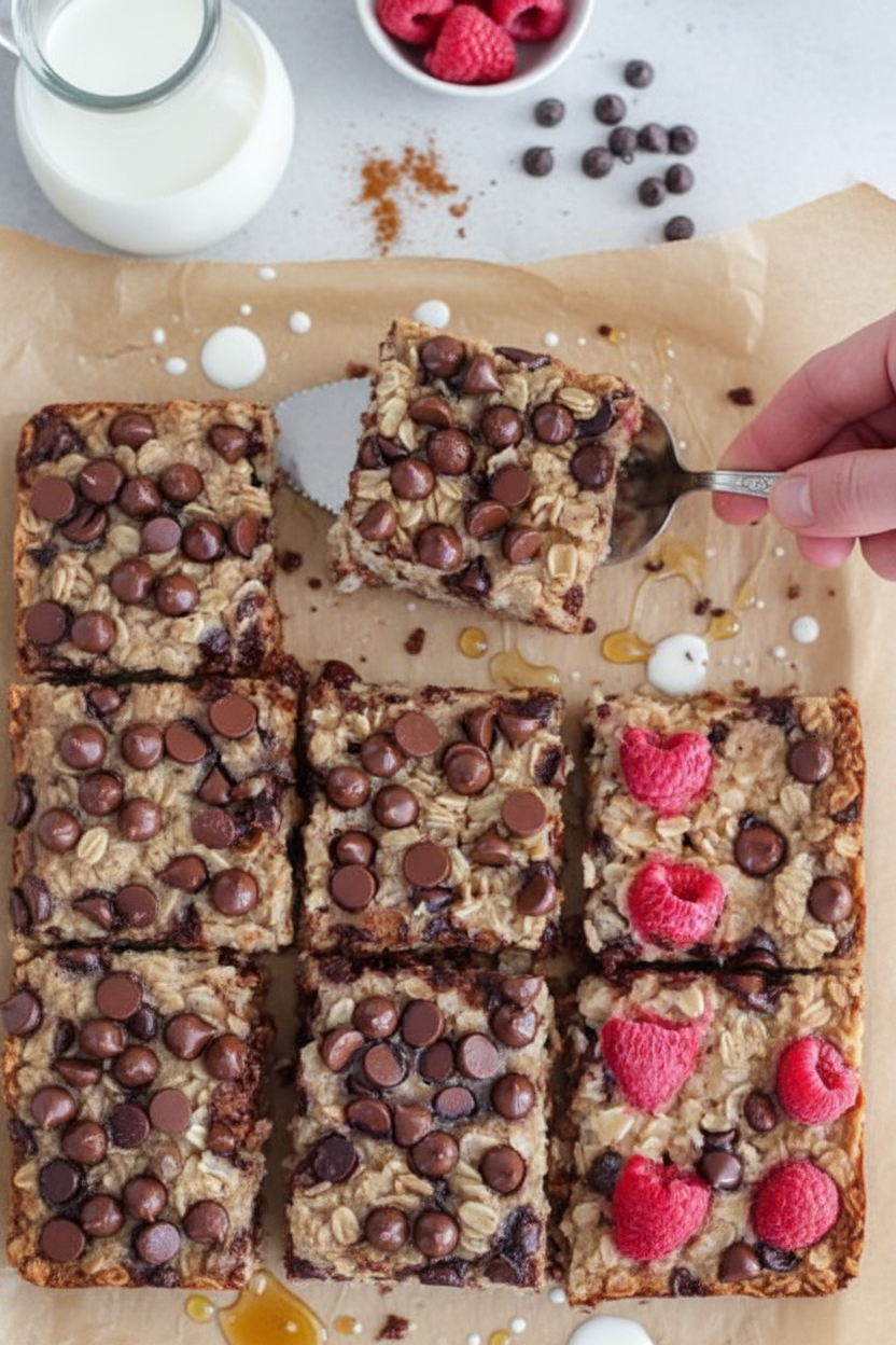 Oatmeal Chocolate Chip Breakfast Bars