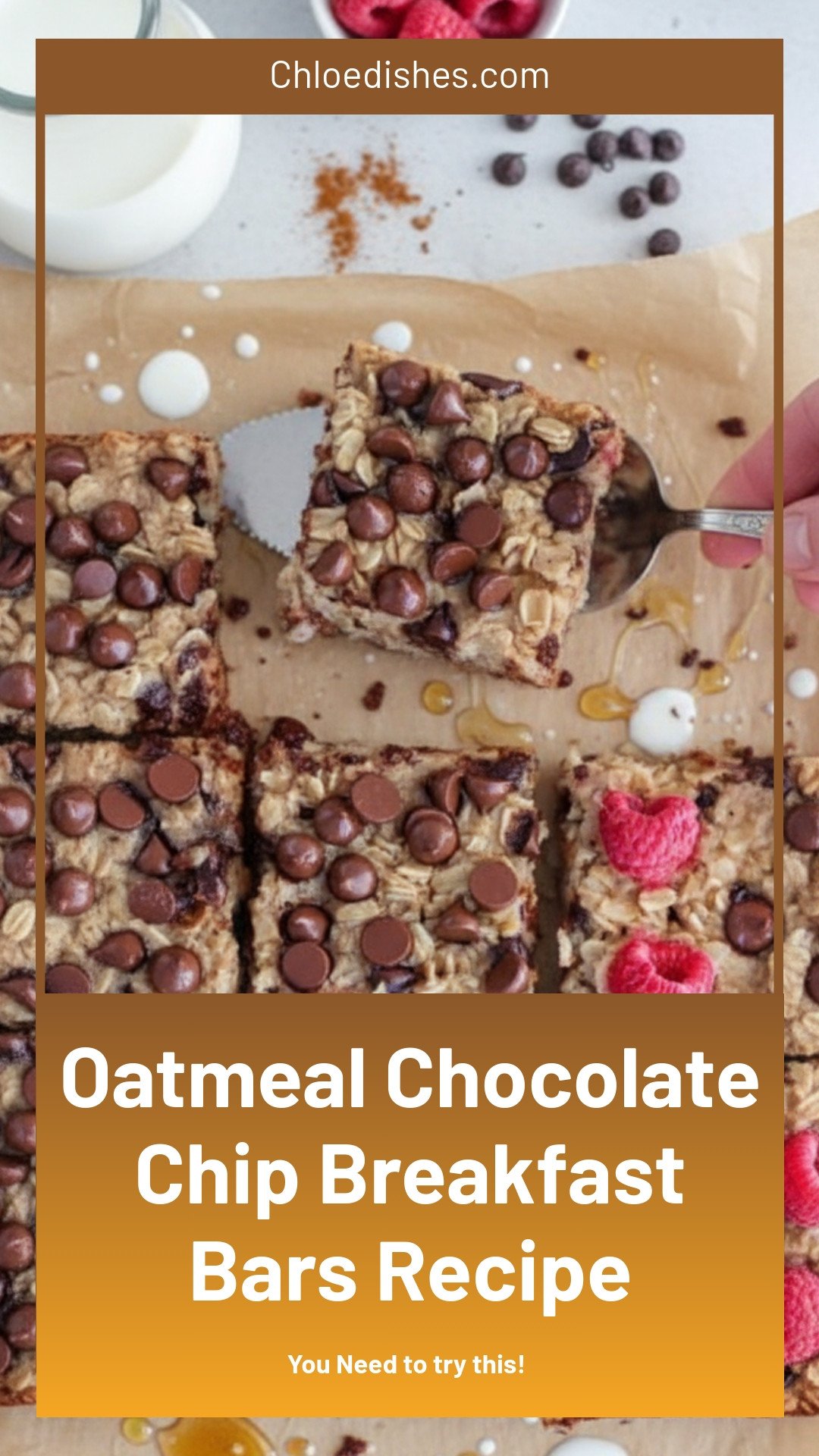 Oatmeal Chocolate Chip Breakfast Bars