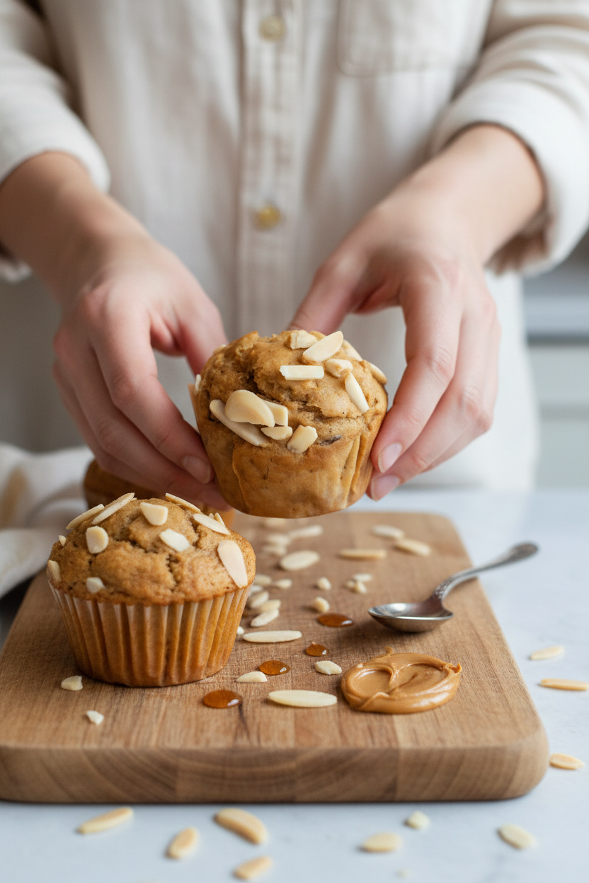 Oil-Free Protein Banana Muffins