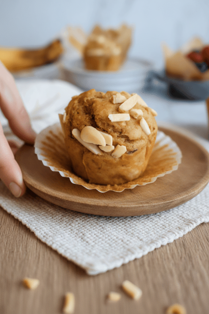 Oil-Free Protein Banana Muffins