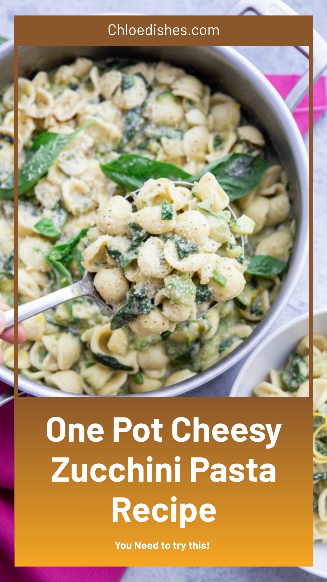 Trader Joe's Tuesday: One-Pot Cheesy Zucchini Pasta | Caroline Chambers