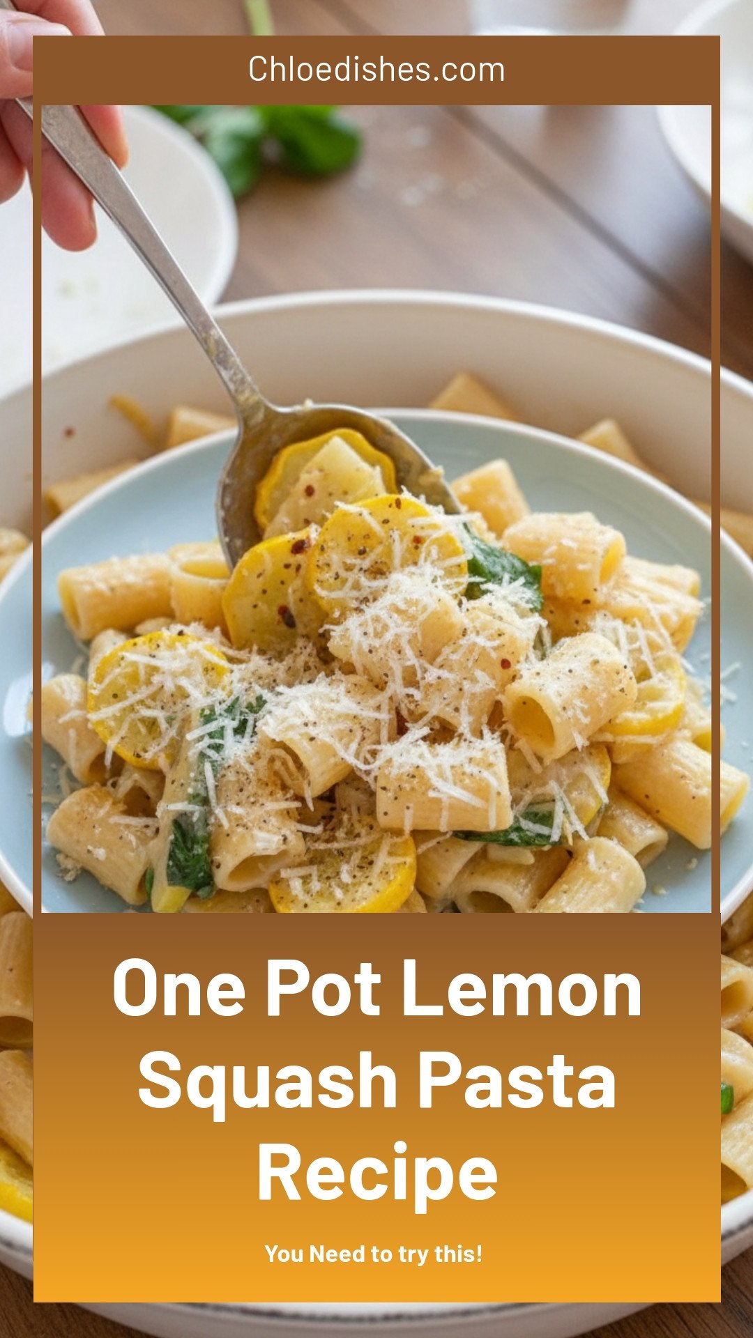 One-Pot Lemon Squash Pasta | Caroline Chambers