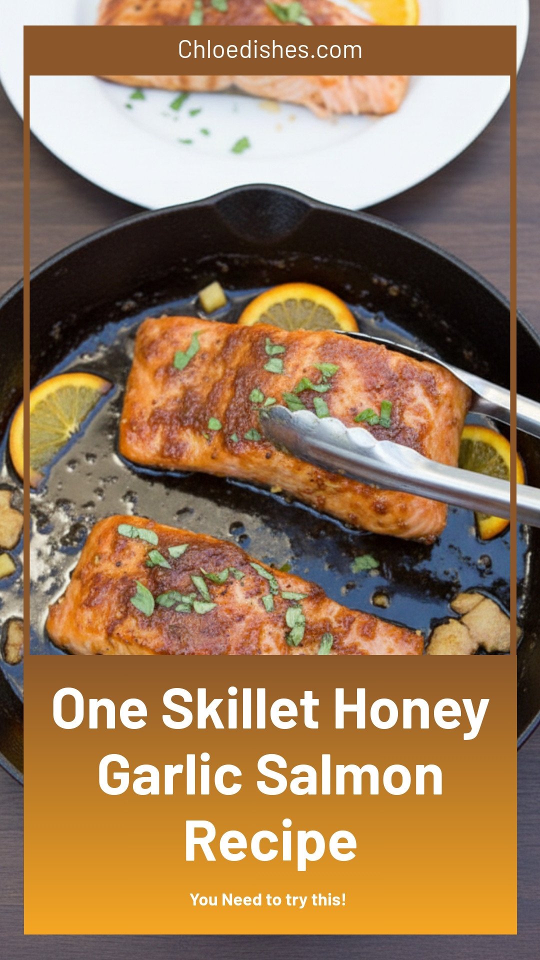 One-Skillet Honey-Garlic Salmon | Caroline Chambers