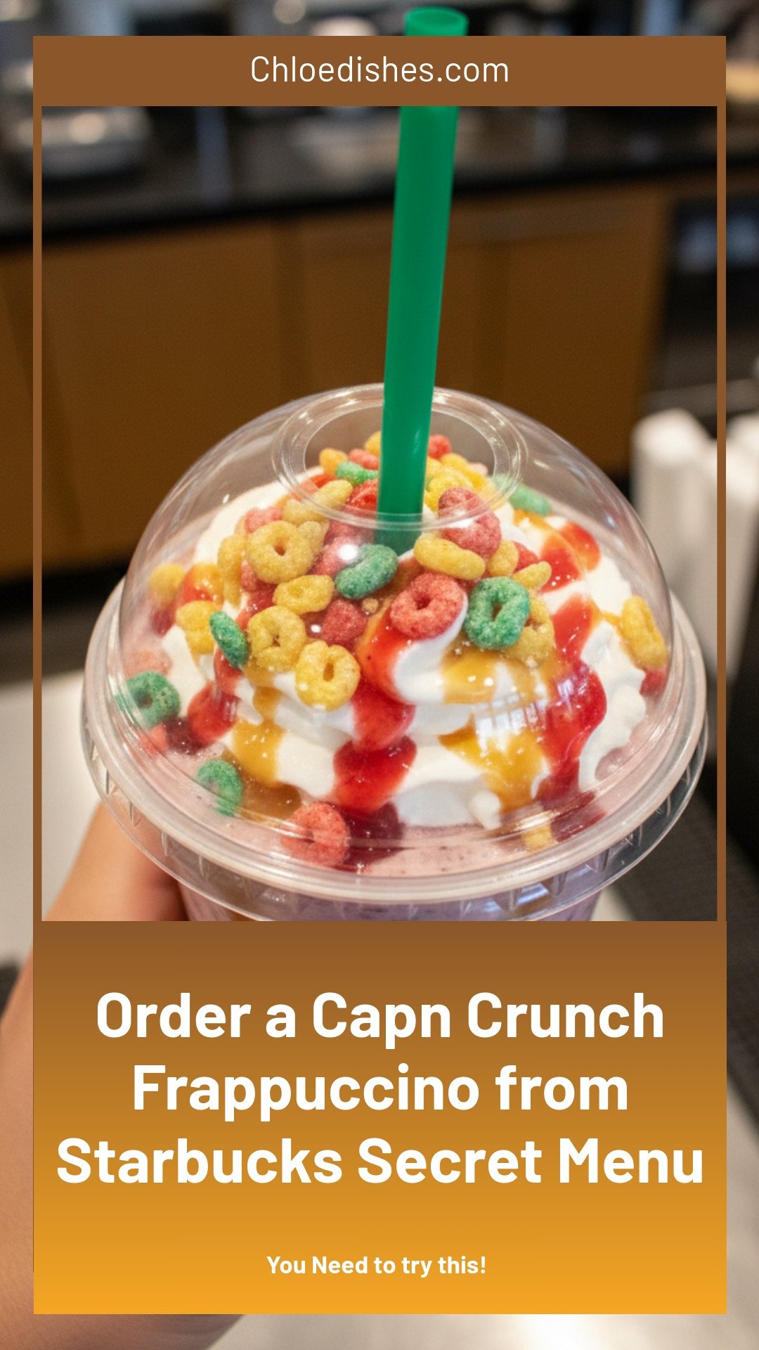 This Is How to Order a Cap’n Crunch Frappuccino from the Secret Menu at Starbucks