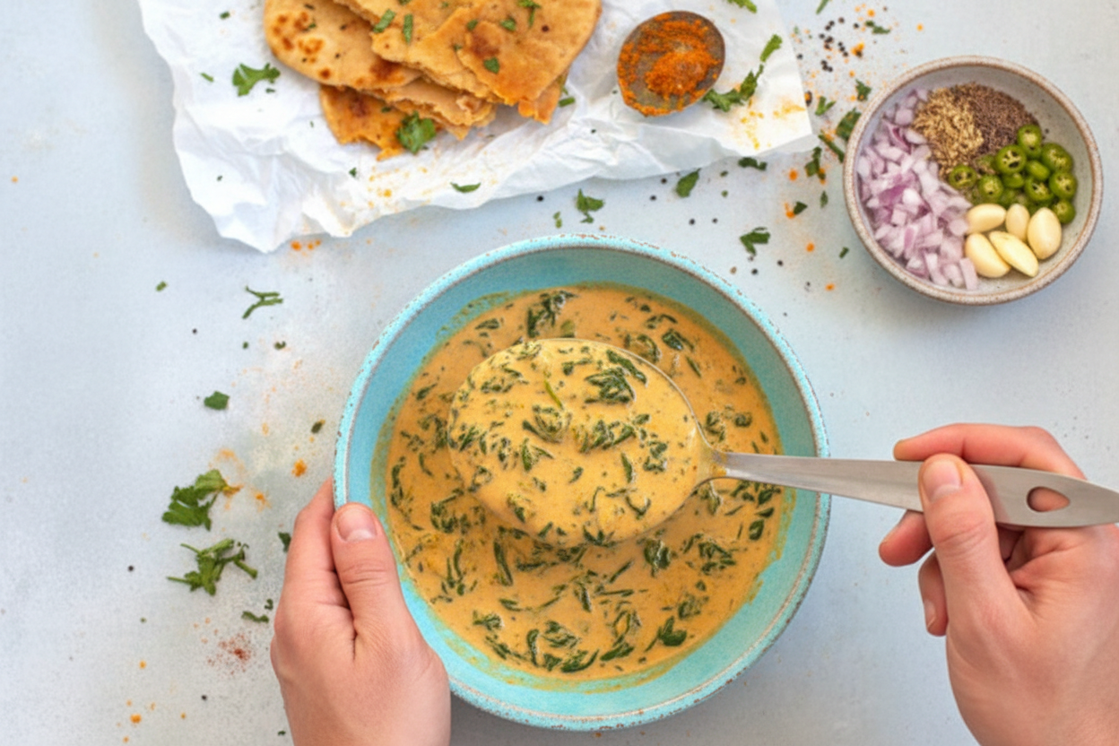 Palak Makhani Recipe Creamy Spinach Curry
