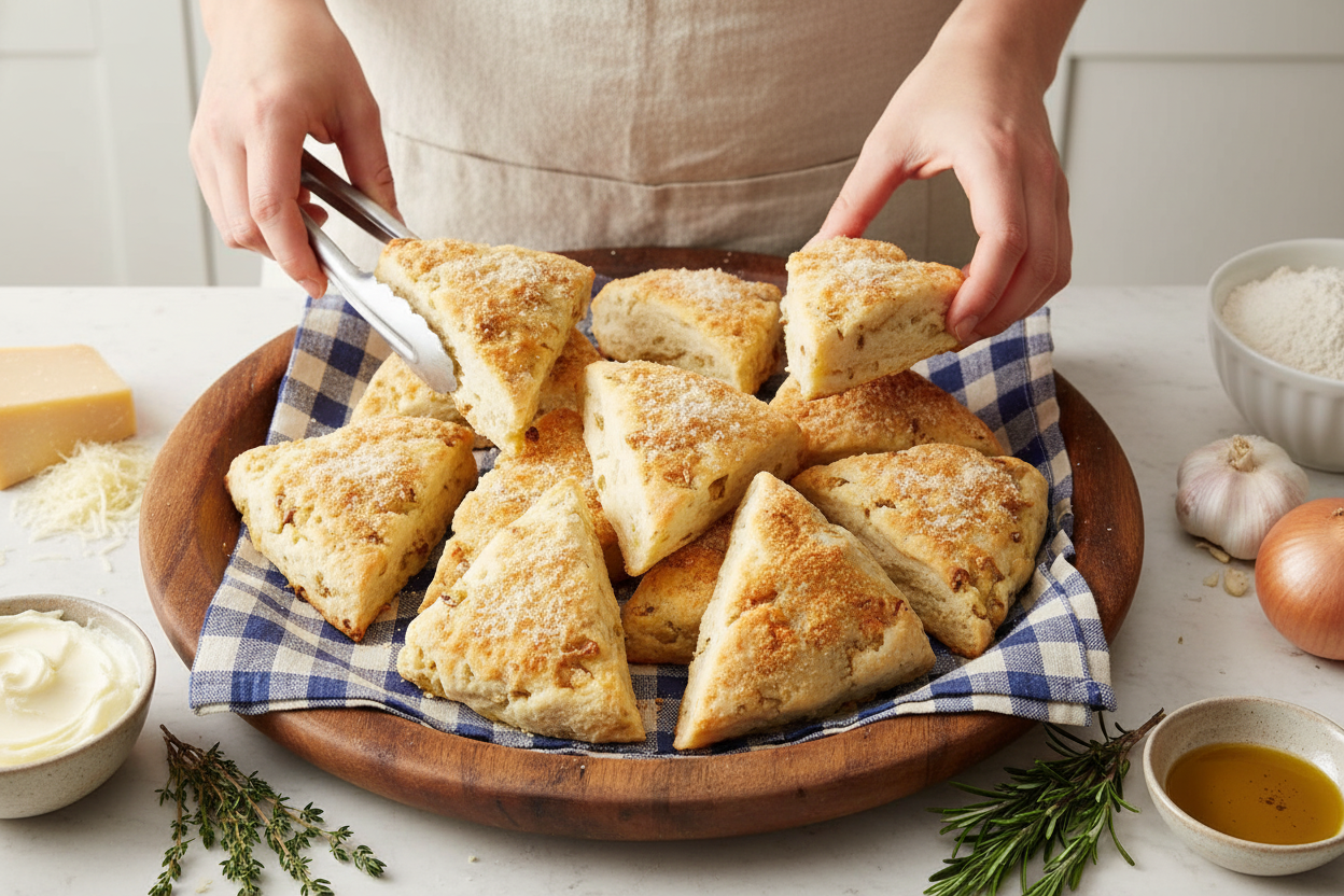 Parmesan Cheese Scone Recipe and Baking Tips