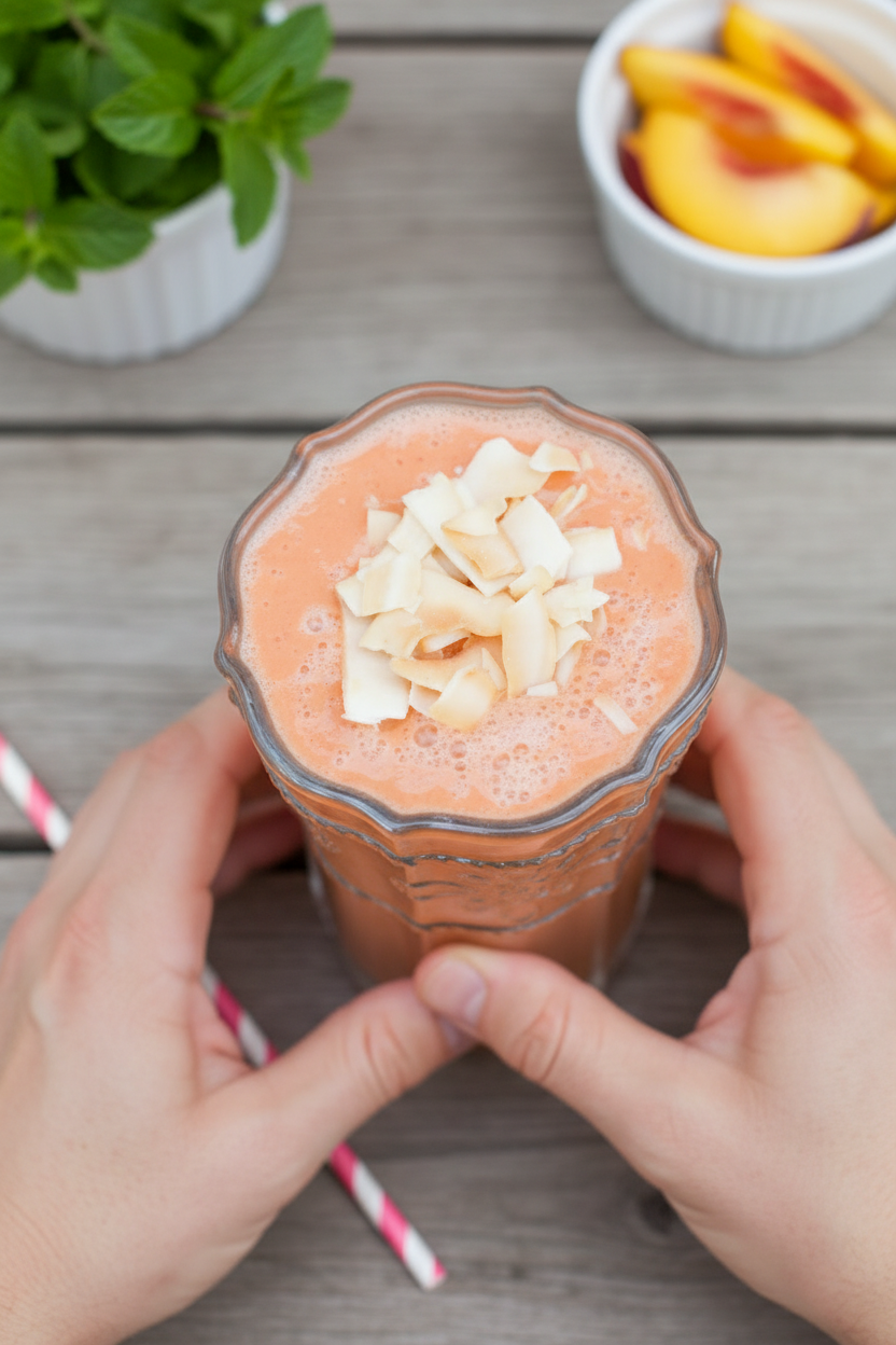 Peachy Smoothie | Caroline Chambers