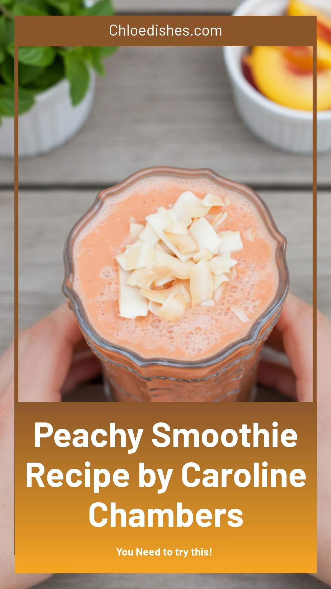 Peachy Smoothie | Caroline Chambers