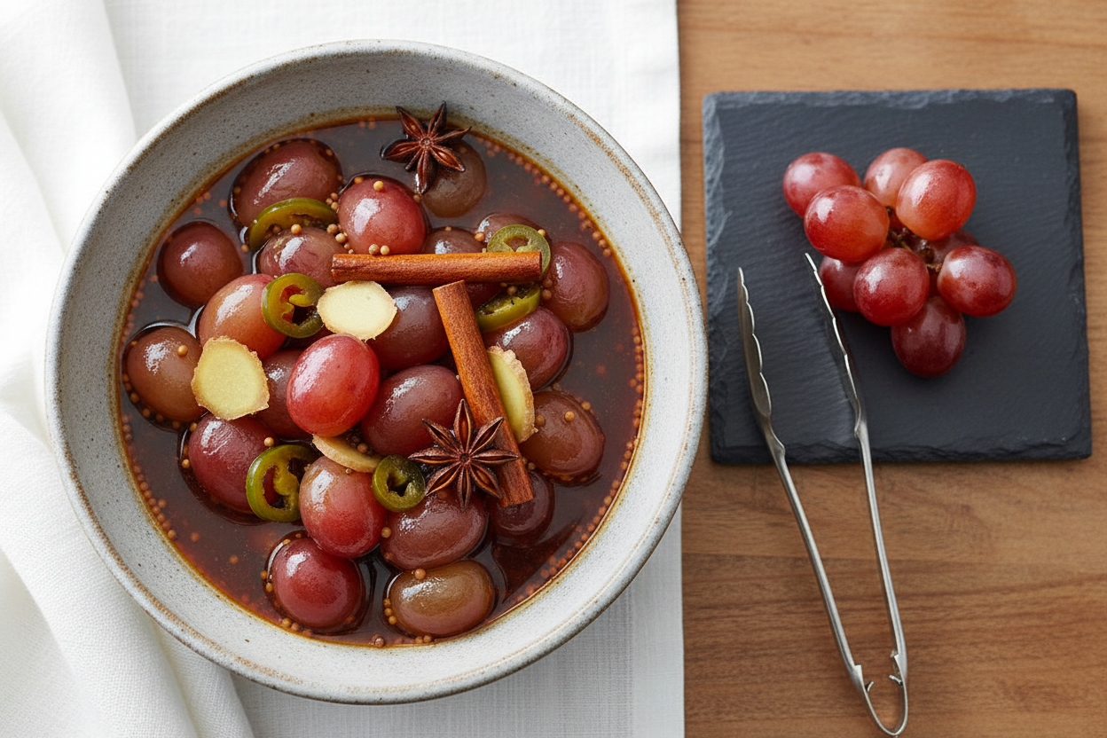 Pickled Grapes Recipe and Canning Guide
