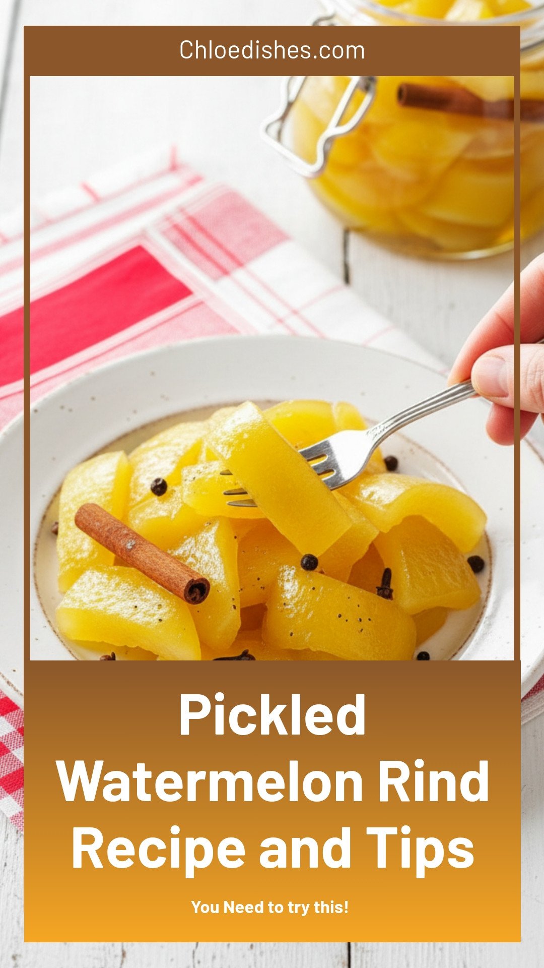 Pickled Watermelon Rind