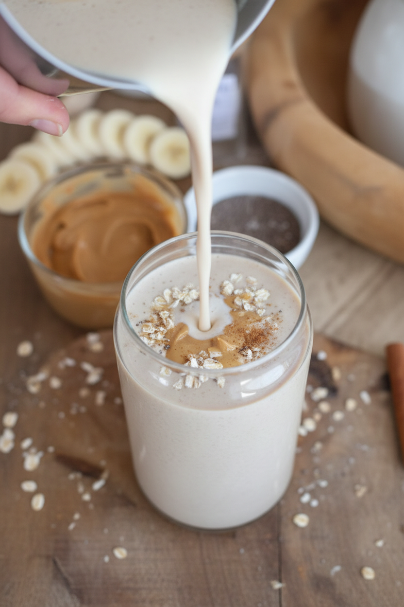 Vanilla Smoothie Packed with Protein