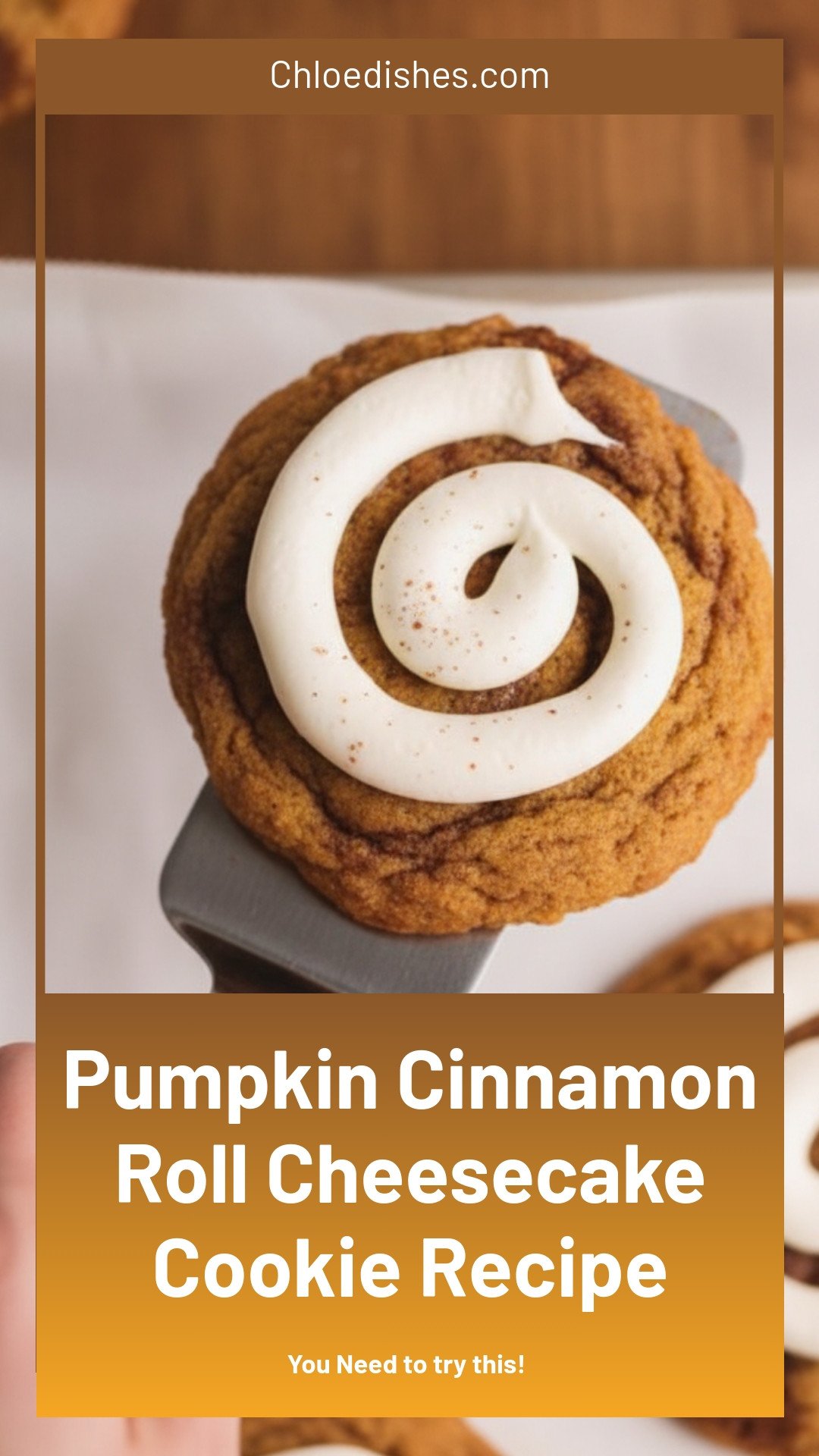 Crumbl Pumpkin Cinnamon Roll Cheesecake Cookies