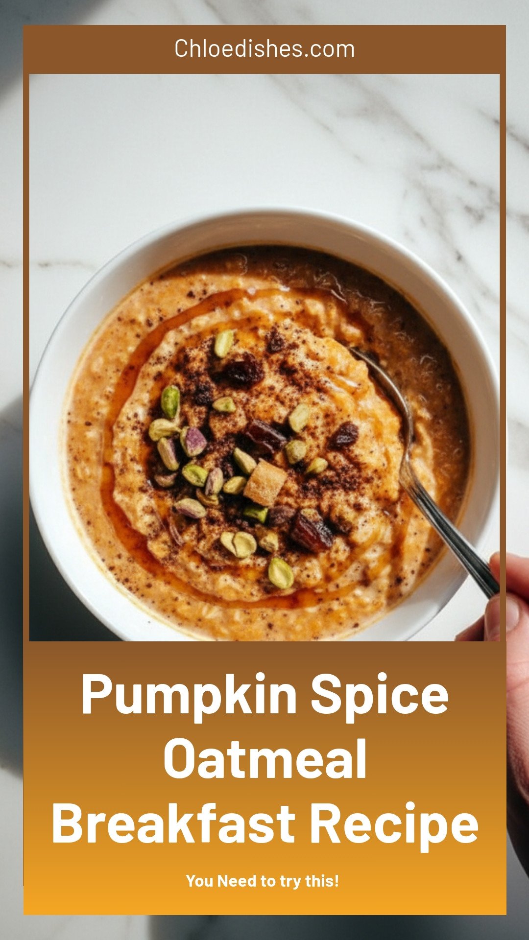 Pumpkin Spice Oatmeal Recipe