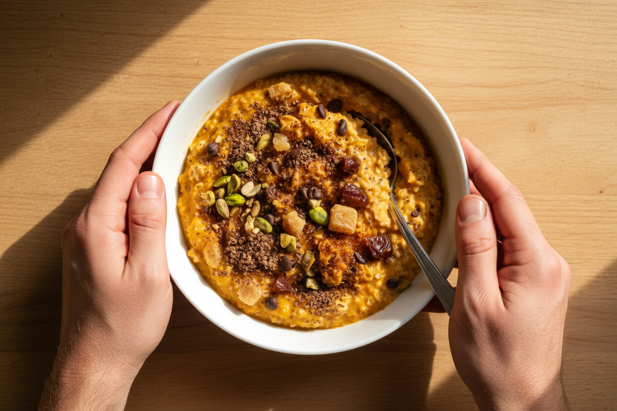 Pumpkin Spice Oatmeal Breakfast Recipe